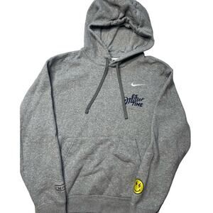 Nike J Balvin x Miller Lite Collab Gray Hoodie Size Small Men's Casual Comfy
